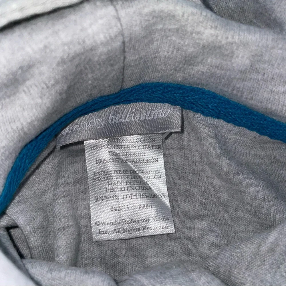 Wendy Bellissimo Baby Boys Hooded Romper 3–6 Months Gray Stripe Snap 1 PC NEW